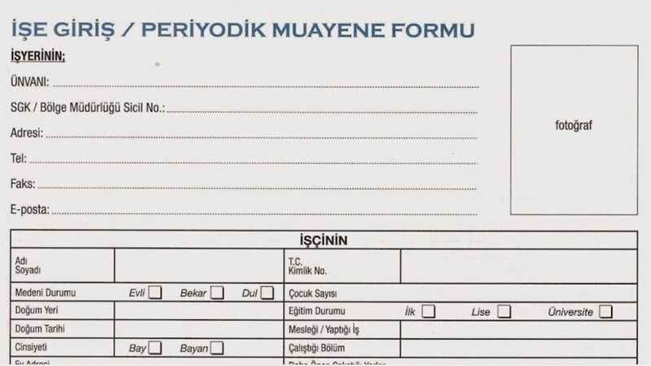Sağlık raporu nasıl alınır? 2024 yılı sağlık raporu ücreti ne kadar
