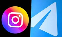 Instagram ve Telegram logo new, logo; images