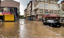 Giresun'da şiddetli yağış etkili oluyor