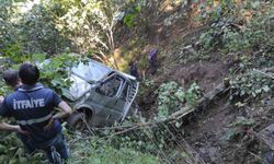 Giresun'da kamyonet uçuruma devrildi: 1 ölü 7 yaralı