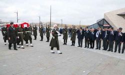 91 yaşındaki Kore gazisi Ahmet Türkoğlu son yolculuğuna uğurlandı