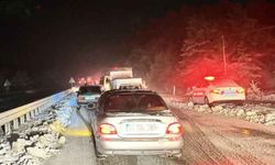 Kastamonu'da yoğun kar yağışı nedeniyle ulaşım aksadı!