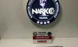 Yalova'da bir araçta 5 kilogram sentetik uyuşturucu bulundu