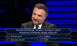 Osmanlı'da "Velâdet-i Hümâyun" törenleri nedir? Kim Milyoner Olmak İster sorusu