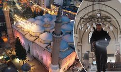 Bursa Ulu Cami Ramazana gül suyuyla hazırlandı