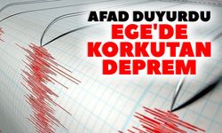 Ege Denizi'nde peş peşe depremler! AFAD duyurdu