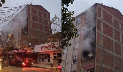 Elazığ’da korkutan yangın: 4 katlı binada alevler yükseldi