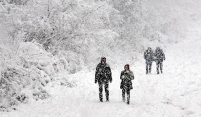 Kar yağışı Türkiye’yi esir aldı: İşte eğitime ara verilen iller