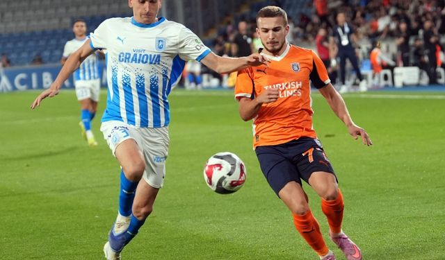 Başakşehir Craiova karşısında 2-1 mağlup oldu: Tur zora girdi