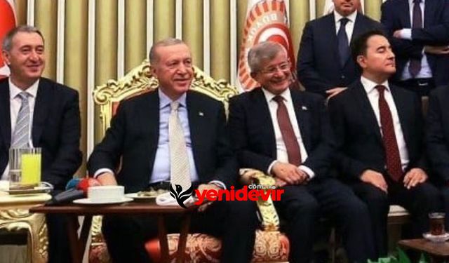 Erdoğan-Babacan-Davutoğlu aynı karede: İnce’den isyan