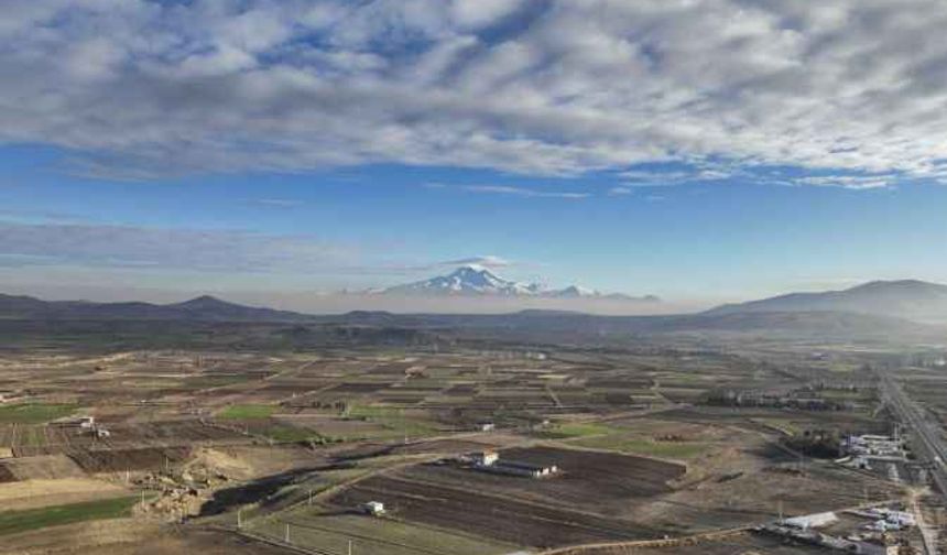 Kayserililer bunu beklemiyordu...Erciyes Dağı'nın etekleri