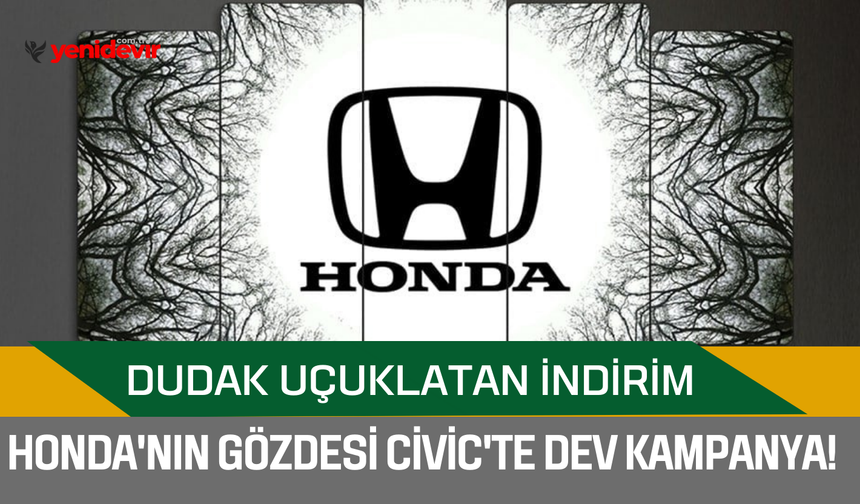 Honda Civic'te kaçırılmayacak Aralık ayı kampanyası