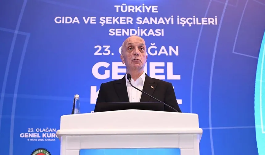 TÜRK-İş Başkanı Ergün Atalay’dan şeker fabrikaları çıkışı: “Şeker silah gibidir, özelleştirmeyin!”