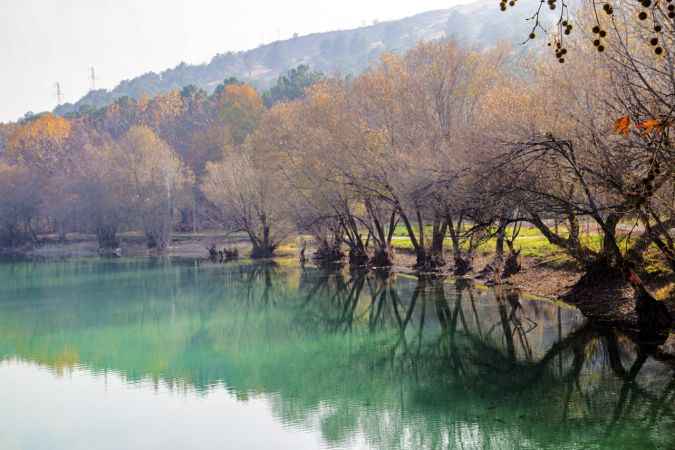 Malatya Turgut Özal Parkı'nda sonbahar...