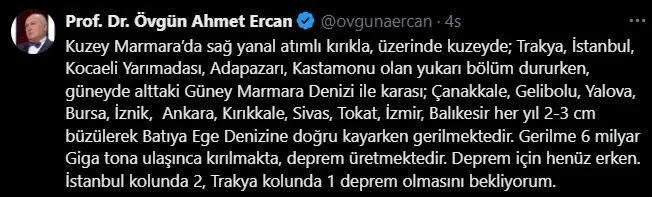 Fay Hattı Ege'ye Sıkışıyor! Prof. Dr. Ahmet Ercan İzmir 2 3 Cm Kayarak Gerilim Biriktiriyor